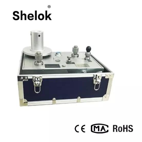 Piston hydraulic 0.005 accuracy 0.1~100MPa dead weight tester pressure gauge