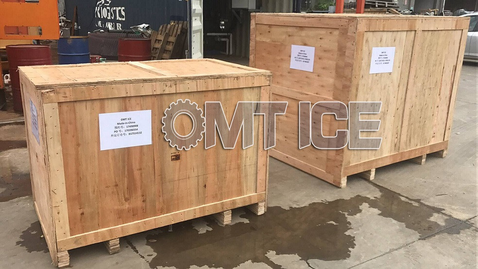 High Efficiency Commercial Ice Cube Maker 4000kg 24hrs Easy Cleaning