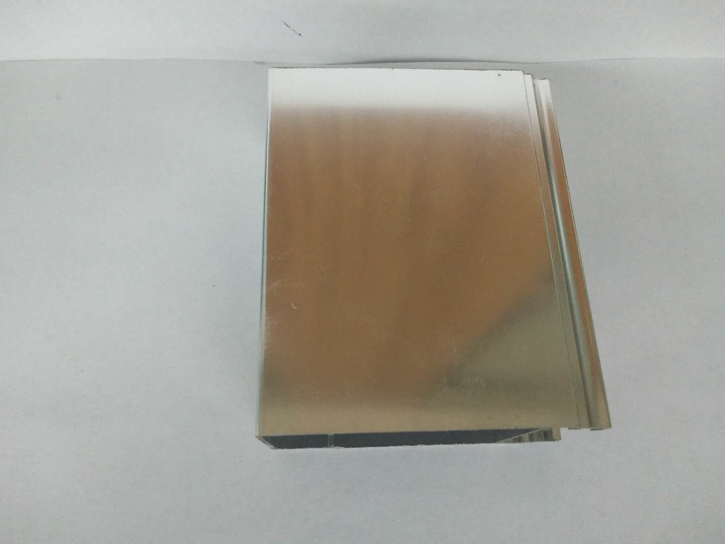 Frosted Fabric Aluminum Window Profiles / Aluminum Glass Door Frame