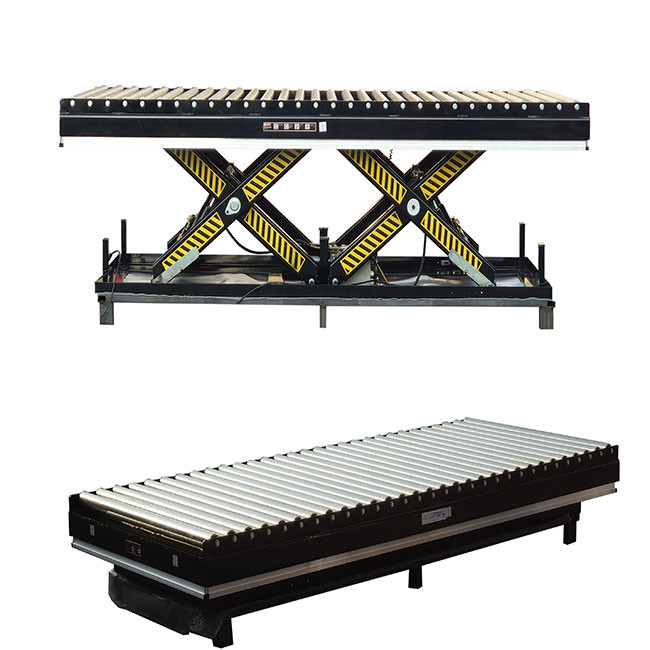Hydraulic Heavy Duty Custom Lift Tables With Double Scissor 4.5T For Conveyor