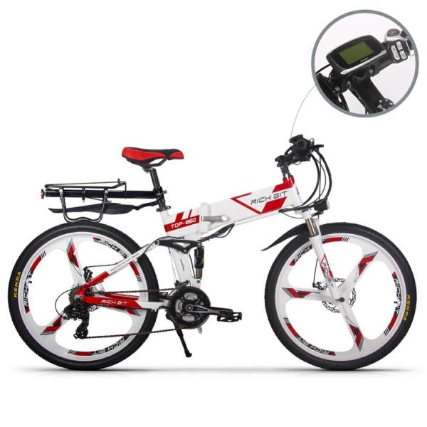 EU STOCK Full Suspension Folding Electric Bike With 26 Inch Wheel 36v 250w RICH