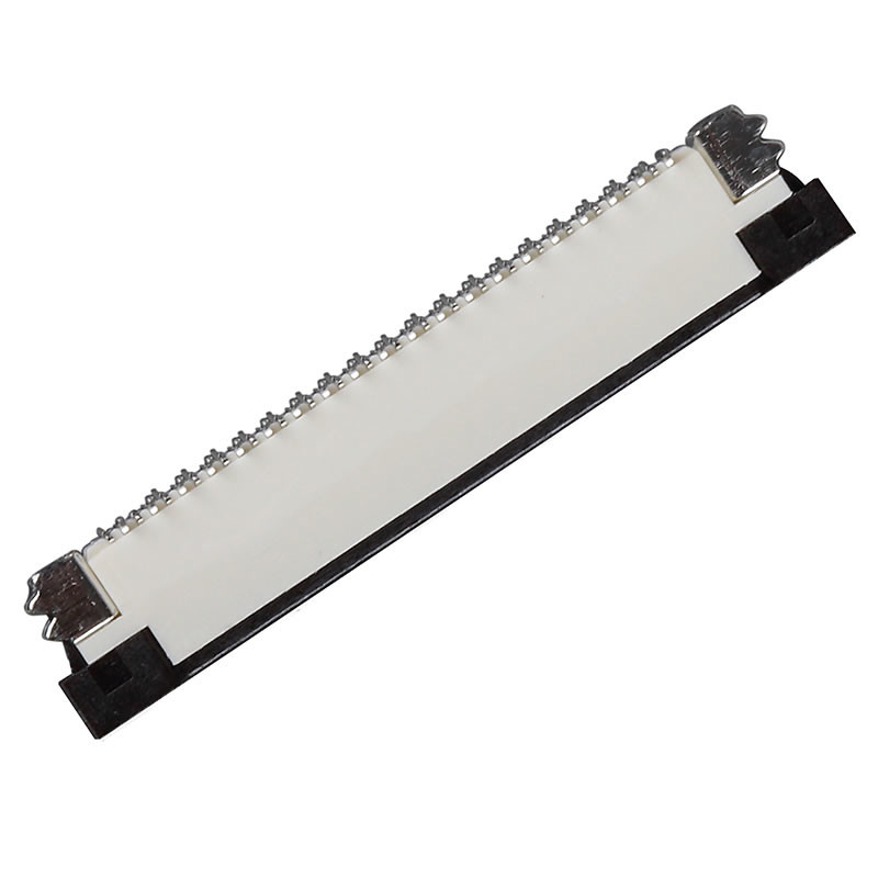 Matte SN LCP 94V-0 Lycn FPC Connector 0.5mm Pitch SMT Contact With Lock