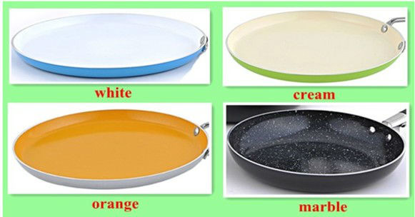 Pressed aluminum Red Copper Ceramic Non-Stick 10 Piece Cookware Set