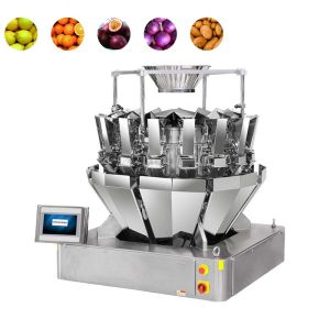Snacks packing machine weigher food weighing combination scale food multihead