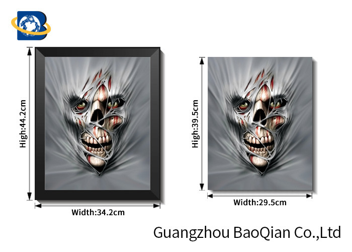 Scary Skool 3D Picture Lenticular Flip Home Decor Photo With Black Frame
