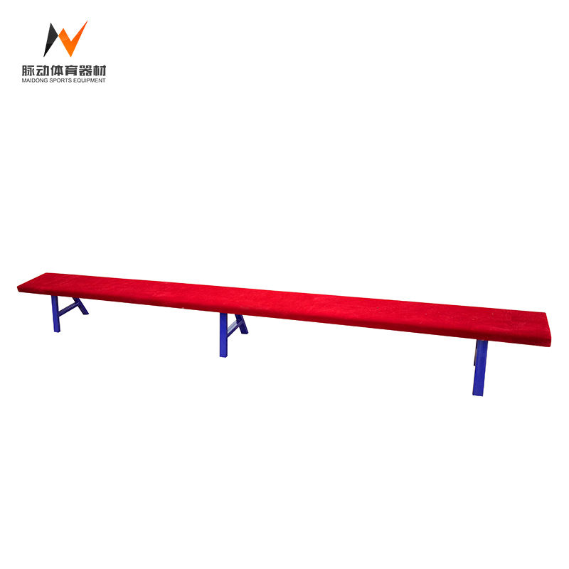 Balance Beam Gymnastics Training Equipment Solid Wood Stool for Kindergarten Children