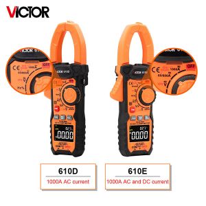 AC DC 1000V 1000A Digital Clamp Multimeter True RMS NCV 6000 Counts Display