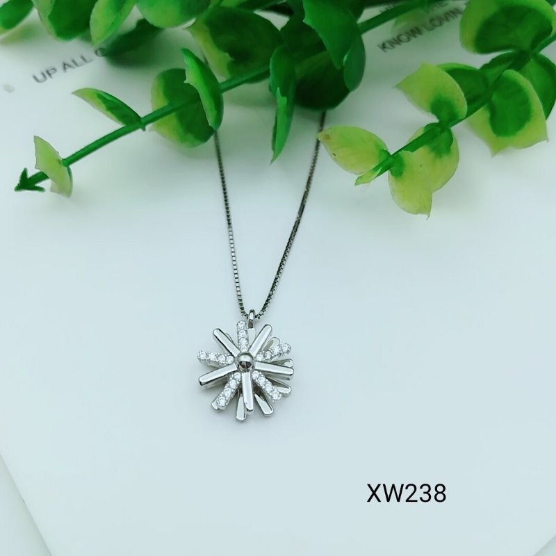 Latest product super quality China sale jewelry charm white stainless steel necklace whole XW238