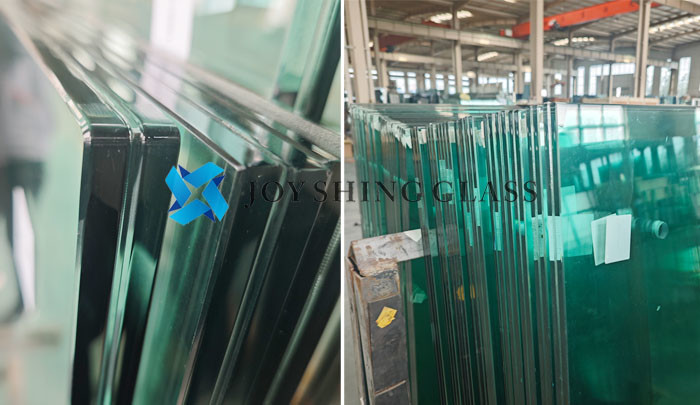 Customized 20.76mm Clear PVB Film Laminated Glass With Safety Corner