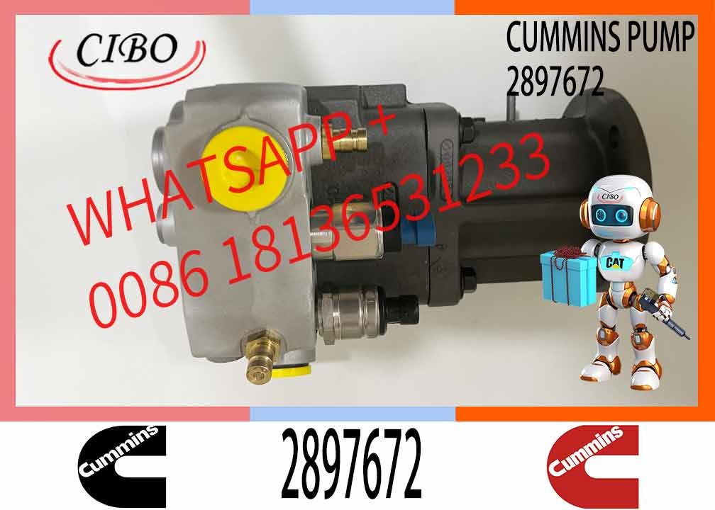 Factory price QSK23 engine fuel pump excavator parts 2897672 fuel injection pump for excavator accessory