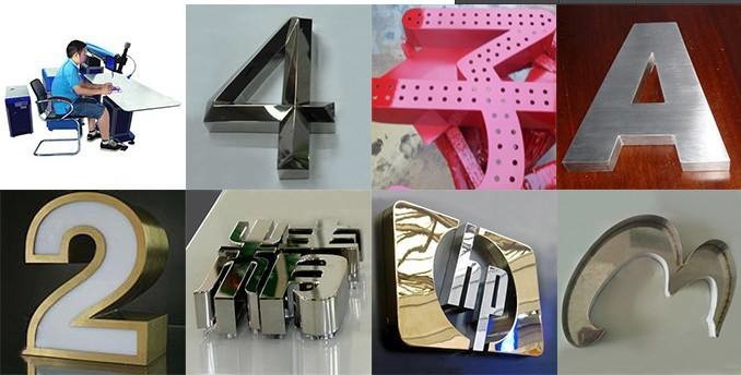 YAG Channel Letter Laser Welding Machine , Metal Laser Welding Systems