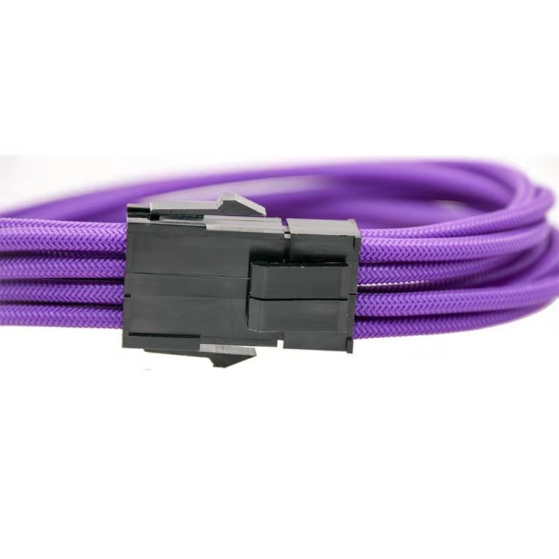 Braided Sleeved Extension ATX Power Cable Kits Power Supply Extension Cable