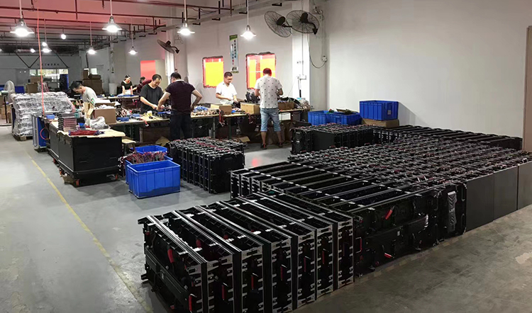 Good price outdoor P4.81 rental led screen 500x500mm cabinet led video wall