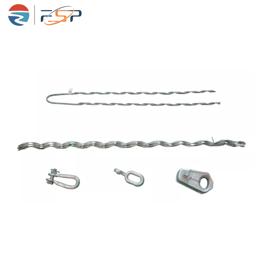 Galvanized Steel Wire Preformed Dead End for ADSS Cable 9.5 10.5 MM Model Number ADSS