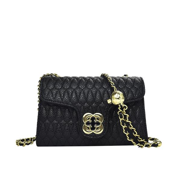 Women Bags Ling Designer Brand Chain Strap Female Handbags PU Crossbody Bag