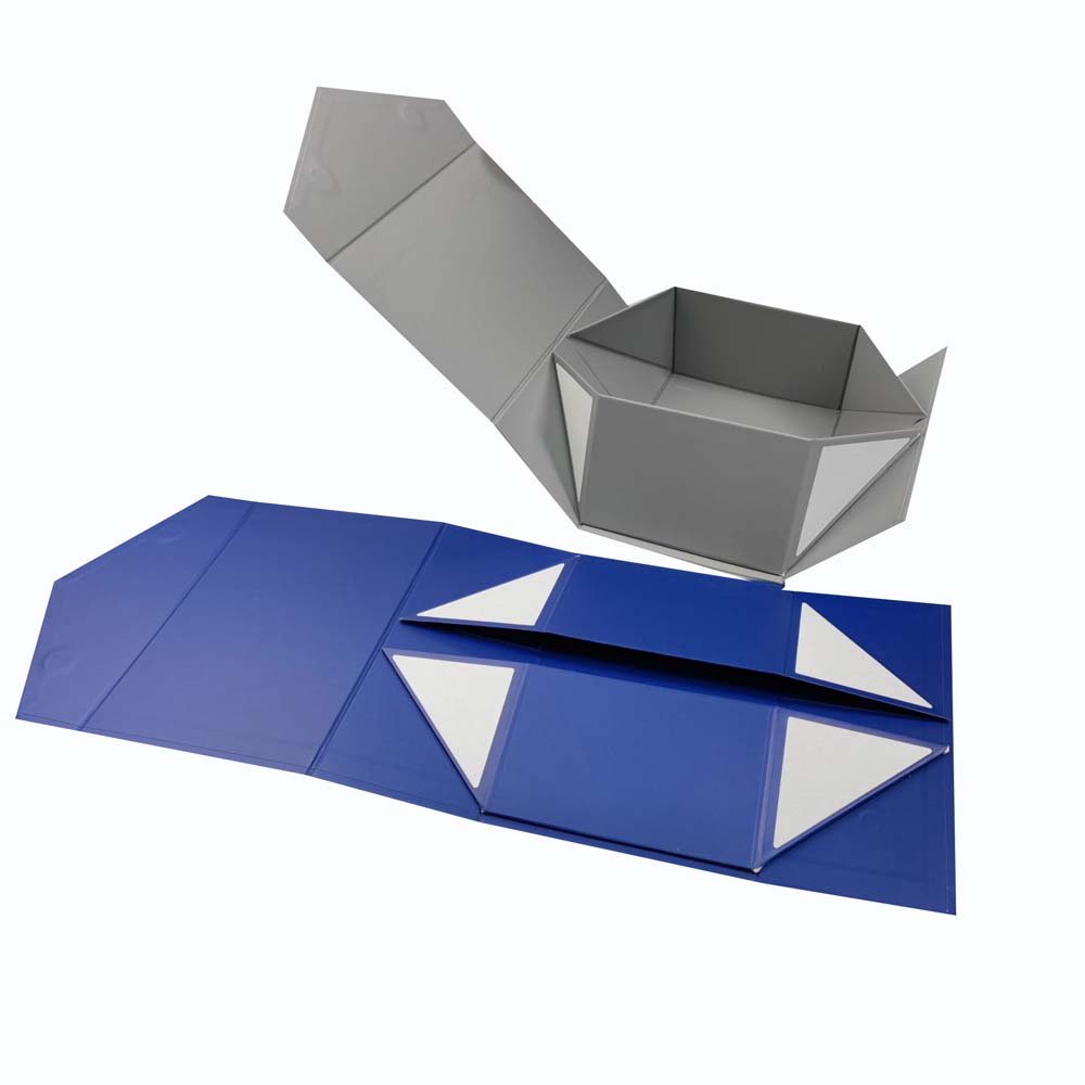 Magnetic Fold Rigid Collapsible Box Rigid Flat Cardboard Shipping Boxes
