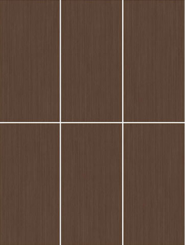 1200x600mm Dark Brown Matte Antique Finish Wooden Surface Curtain Wall Thick Tile For Terrace