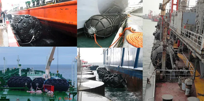 Professional Floating Pneumatic Rubber Fender Yokohama For Ship To Dock