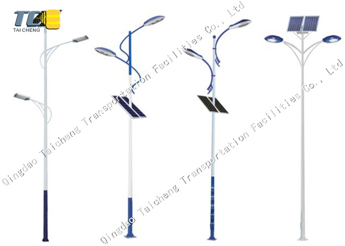 Outdoor Solar Powered Road Lights Smart Control System Easy Installation