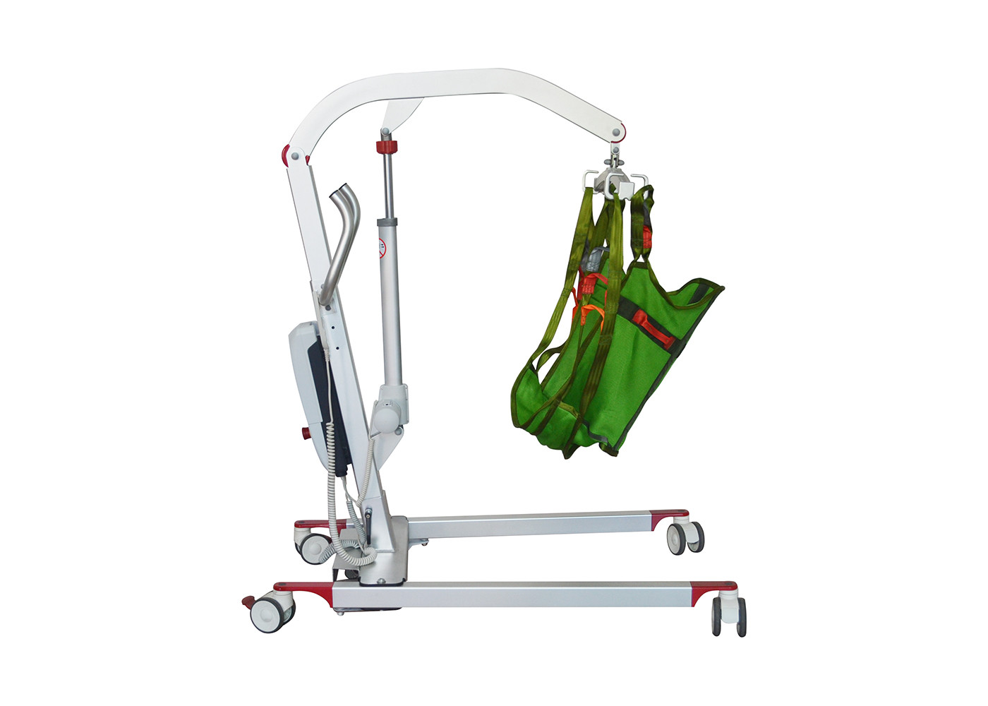 Safe Portable Patient Lift , Stand Assist Lift Six Point Cradle Power Adjustable