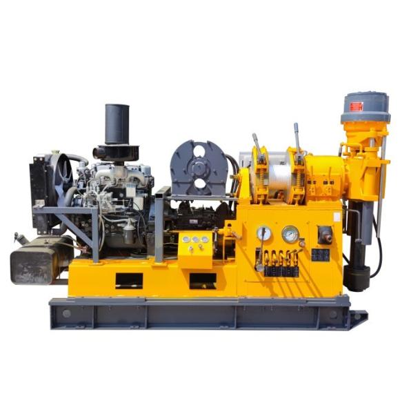 75mm Depth Diamond Core Drill Rig , Exploration Drilling Equipment Diesel