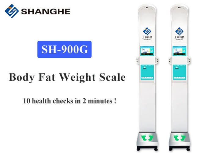 Gym And Fitness Ultrasonic Pulse 10.1'' Weight And Height Scale