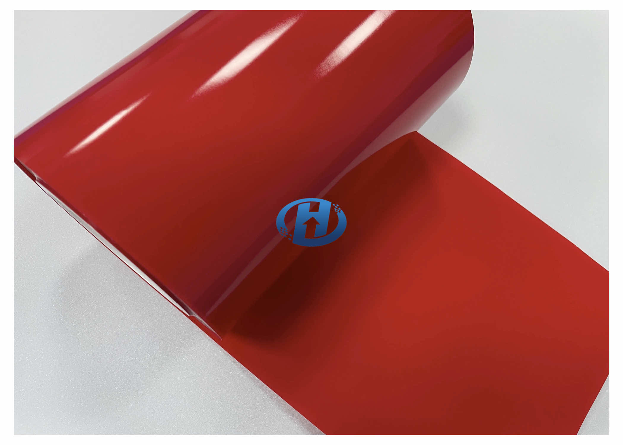 40 μm HDPE Film High Density Polyethylene Film UV Cured Silicone Coating Film Without Silicone Transfer No Residuals
