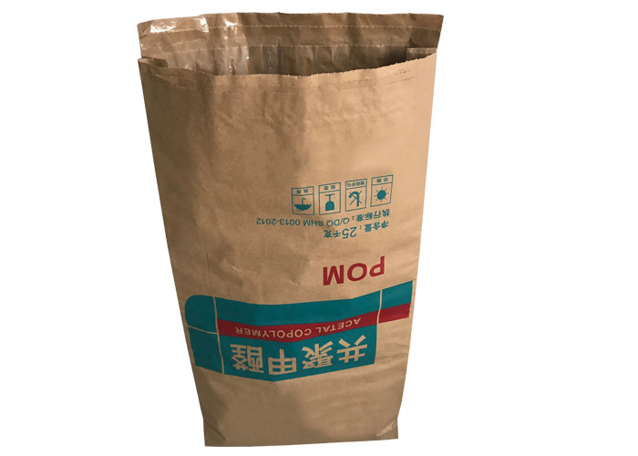 Feed Starch 25kg 50kg Heat Sealed Paper Bags Trapezoidal Open Mouth