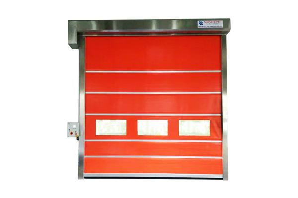 Automatic High Speed Rolling Doors With Standard Built - in Safety Photo Cell /