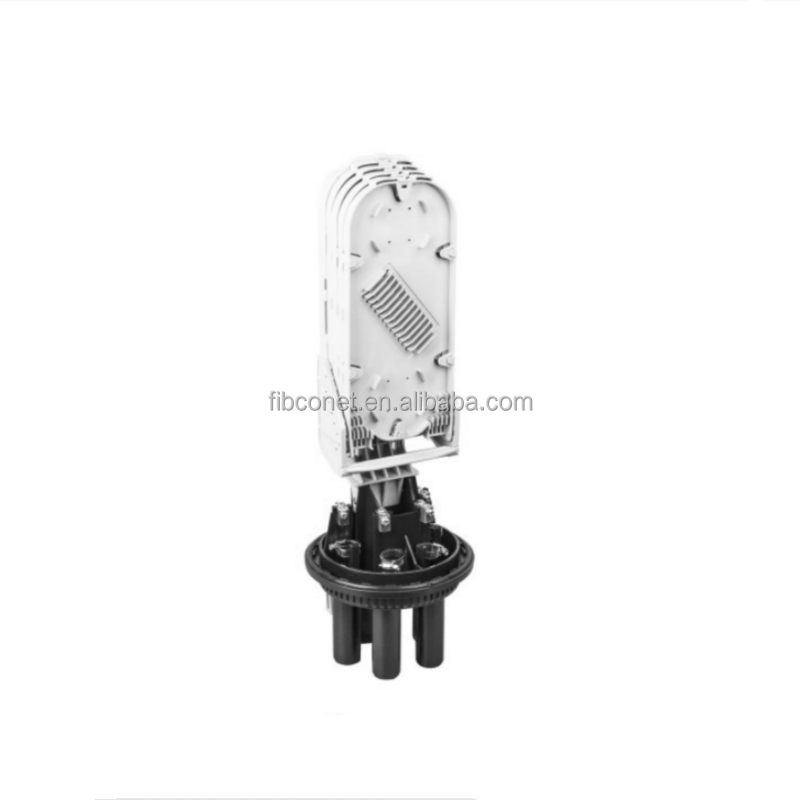 500MM x 200MM Dimension IP68 Dome FTTH Fiber Optic Splice Closure 1IN-4OUT Waterproof