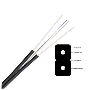 China LSZH Jacket Fiber Optic Breakout Cable 2 Core FTTH FTTB FTTX Network Application on sale
