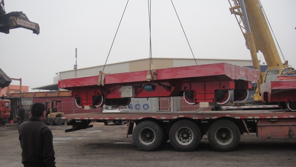 Paper making industry heavy duty rail transport car wired push button operate