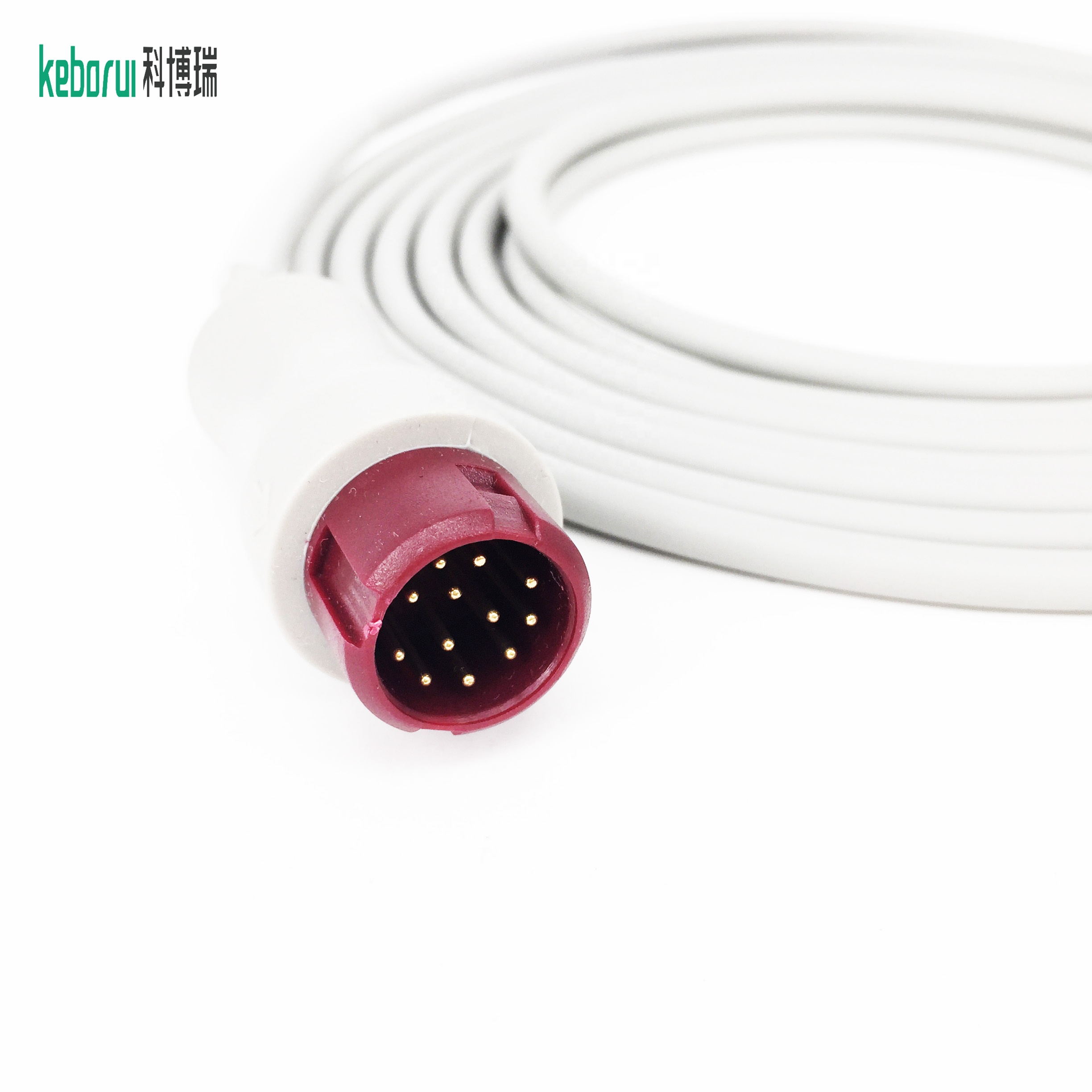 Mindray Monitor IBP Adapter Cable Latex free For Edwards Transducer
