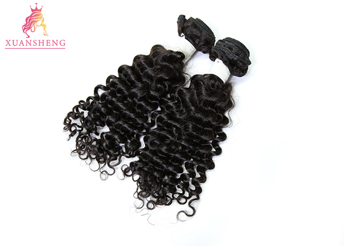 Comfortable Peruvian Deep Wave Hair Bundles Without Fiber No Chemical