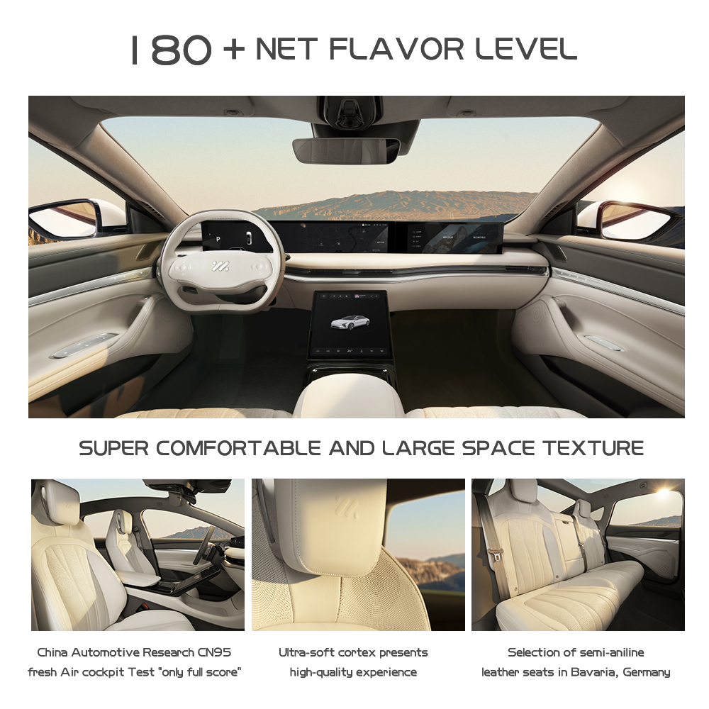 Option IM L7 Luxury Electric Car with Pure Electric Energy and YinHe Battery in the EV Category