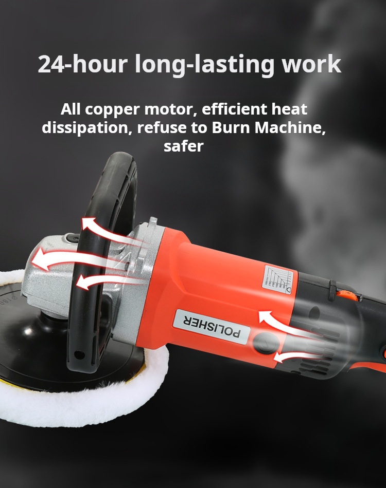 1400W Multi Function Power Buffer Polisher With Polishing Disc