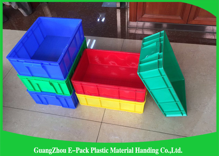 Rectangle Folding Large Plastic Storage Boxes , Big Plastic Containers Eco - Friendly