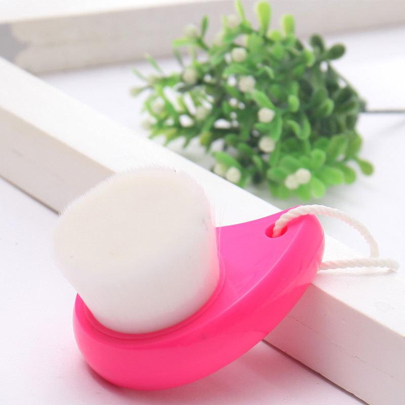ISO 9001 Portable Colorful Manual Face Wash Cleansing Brush