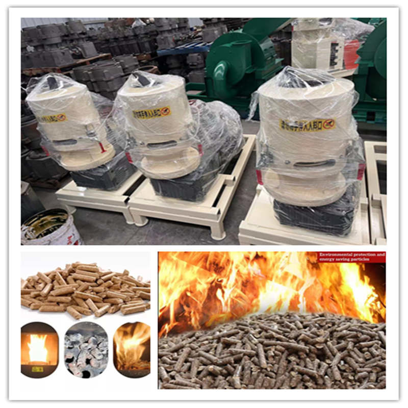 Automatic Wood Pellet Maker 7.5-37KW Power Overload Protection Carbon/Alloy Steel