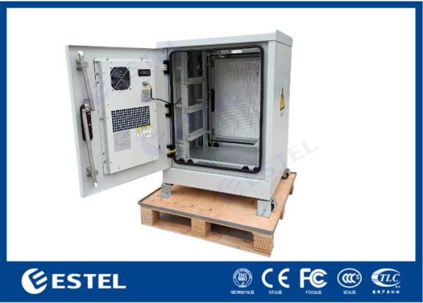 IP65 Outdoor Wall Mounted Cabinet 19 Inch Standard Galvanized Steel Equipment
