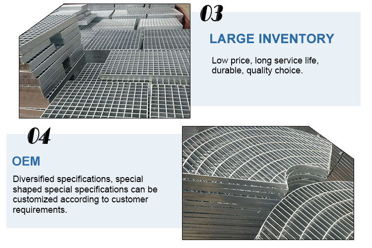 Customized Heavy Duty Galvanized Steel Grating Drainage Cover