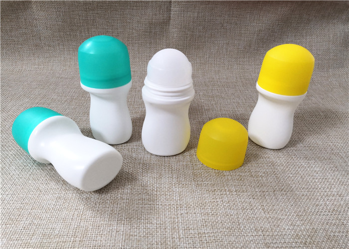 Personal Care PET Plastic Spray Bottles Roll On Sealing Type White Body