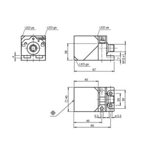 NBB20-L2-A2-V1 Inductive Proximity Sensor 20mm, IP67, M30, 10-30VDC | Pepperl