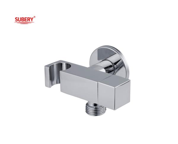 Brass Shattaf Holder Valve Handle Bidet Shower Sprayer Holder Bathroom Toilet