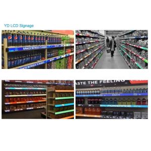 China LCD Shelf Edge Digital Signage LG Customized Size With Auto Loop Playing Function on sale