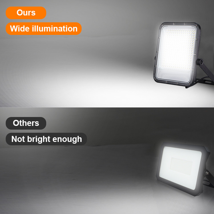 KCD Reflector Outdoor Waterproof Led Flood Light 50W 100w 200w 400w Linear Smart Floodlight