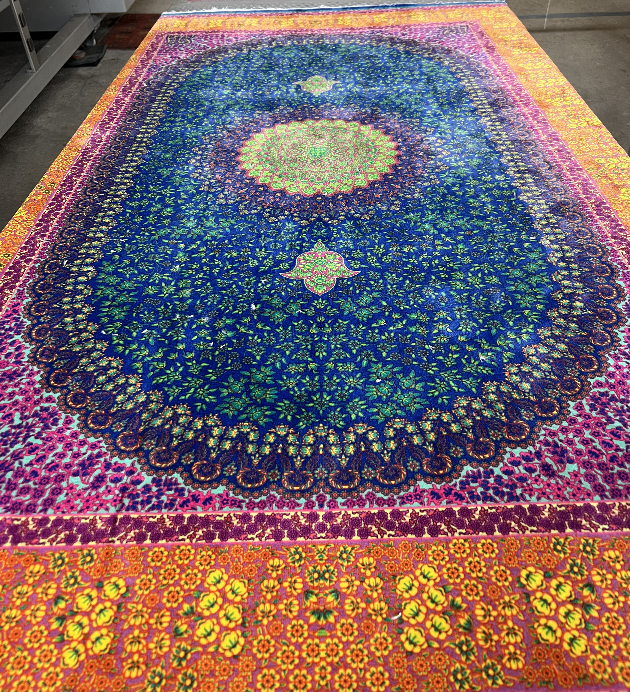 Fast Speed 4m Width Wall to Wall Polyester Carpet Printing Machine