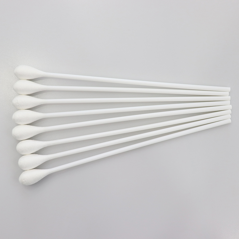 Small Medical / Cosmetic Cotton Buds , Plastic Stick Cotton Bud Eco Friendly
