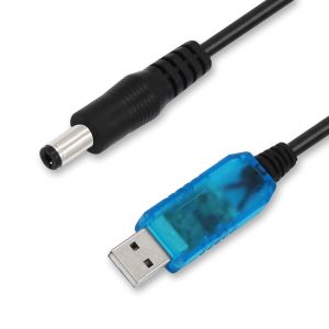 USB to 12V Step-Up Power Cable with Transparent Shell