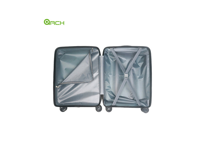Supplier PP Hard Sided Travel Trolley Luggage with Double Spinner Wheels